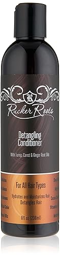 Rucker Roots Detangling Conditioner |Turnip, Carrot, Ginger Root Oils| For All Hair Types| Hydrates & Moisturizes Hair| Detangles Hair Beauty & Personal Care Rucker Roots