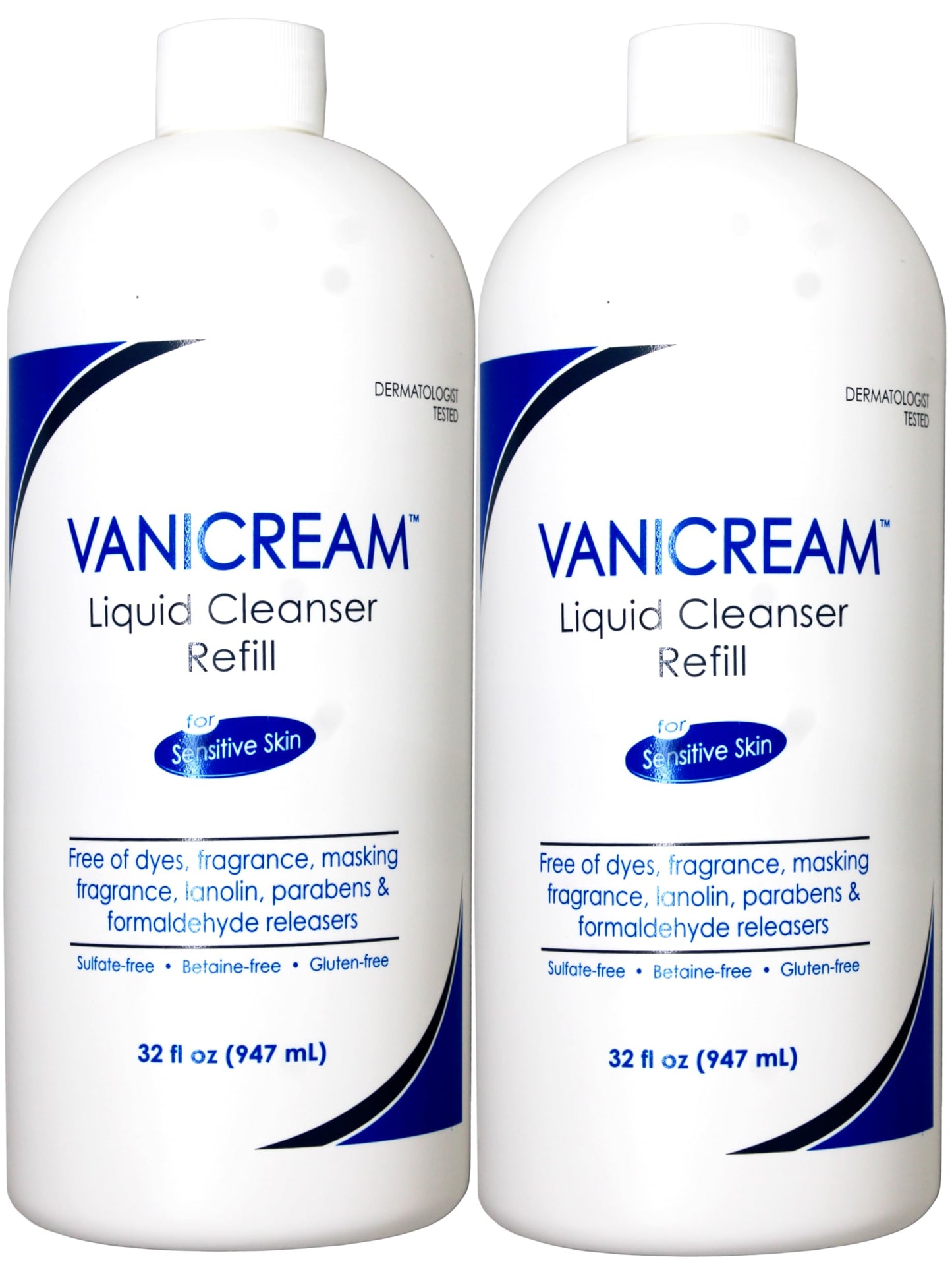 Vanicream Free & Clear Liquid Cleanser Refill 32 oz (Pack of 2) Beauty & Personal Care Free & Clear