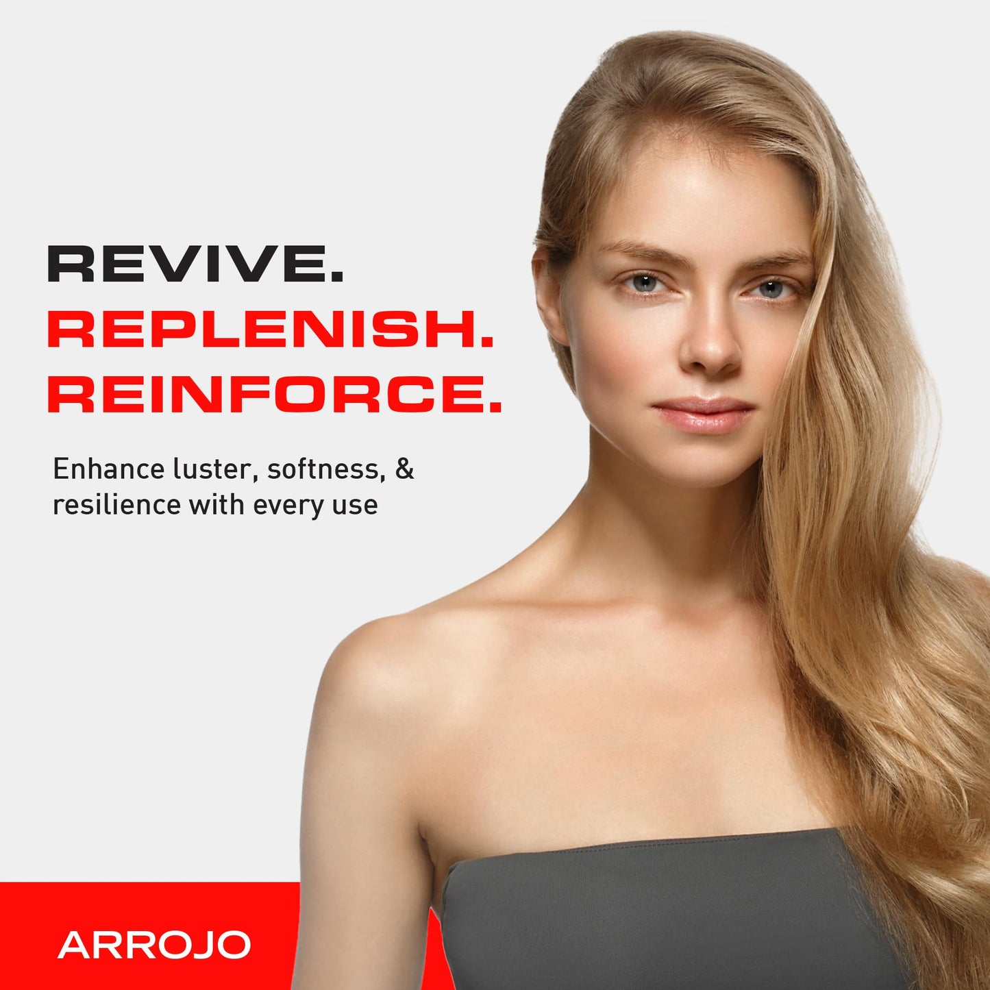 Arrojo Hair Repair Treatment, 5.1 fl oz - Cruelty-Free, Paraben-Free Sulfate-Free Hair Conditioner Mask with Keratin, Avocado & Coconut Oil - Ideal Beauty & Personal Care ARROJO