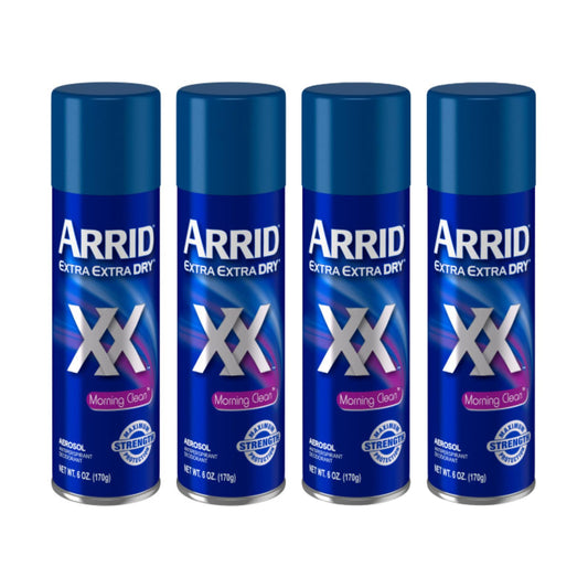 Arrid XX Anti-Perspirant Deodorant Spray, Morning Clean, 6 oz. (Pack of 4) Beauty and Personal Care Arrid