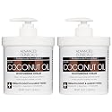 Advanced Clinicals Coconut Oil Body Cream For Women & Men | Hydrating Coconut Lotion For Extremely Dry Skin | Visible Anti Aging Body Butter Skin Care Beauty & Personal Care Advanced Clinicals