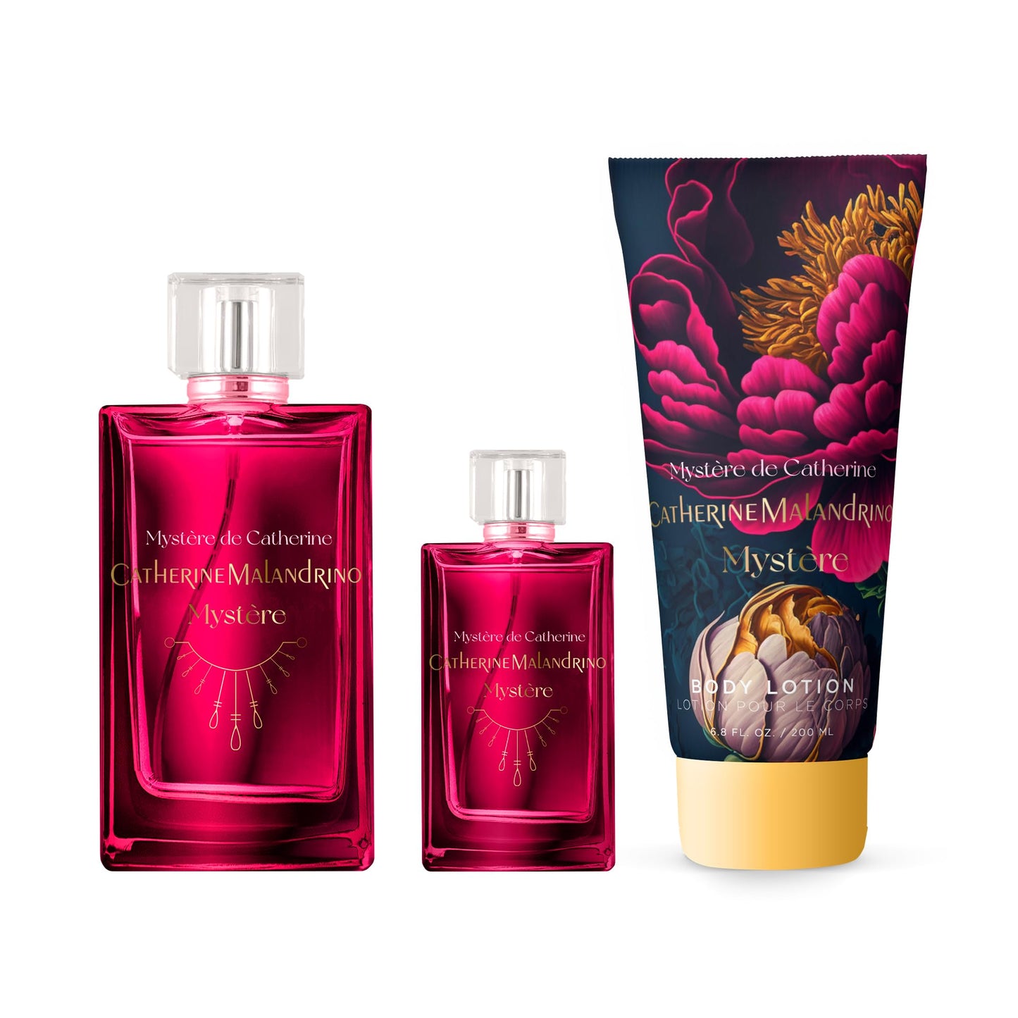 Catherine Malandrino Mystere Eau de Parfum 3 Piece Gift Set for Her Beauty & Personal Care Catherine Malandrino