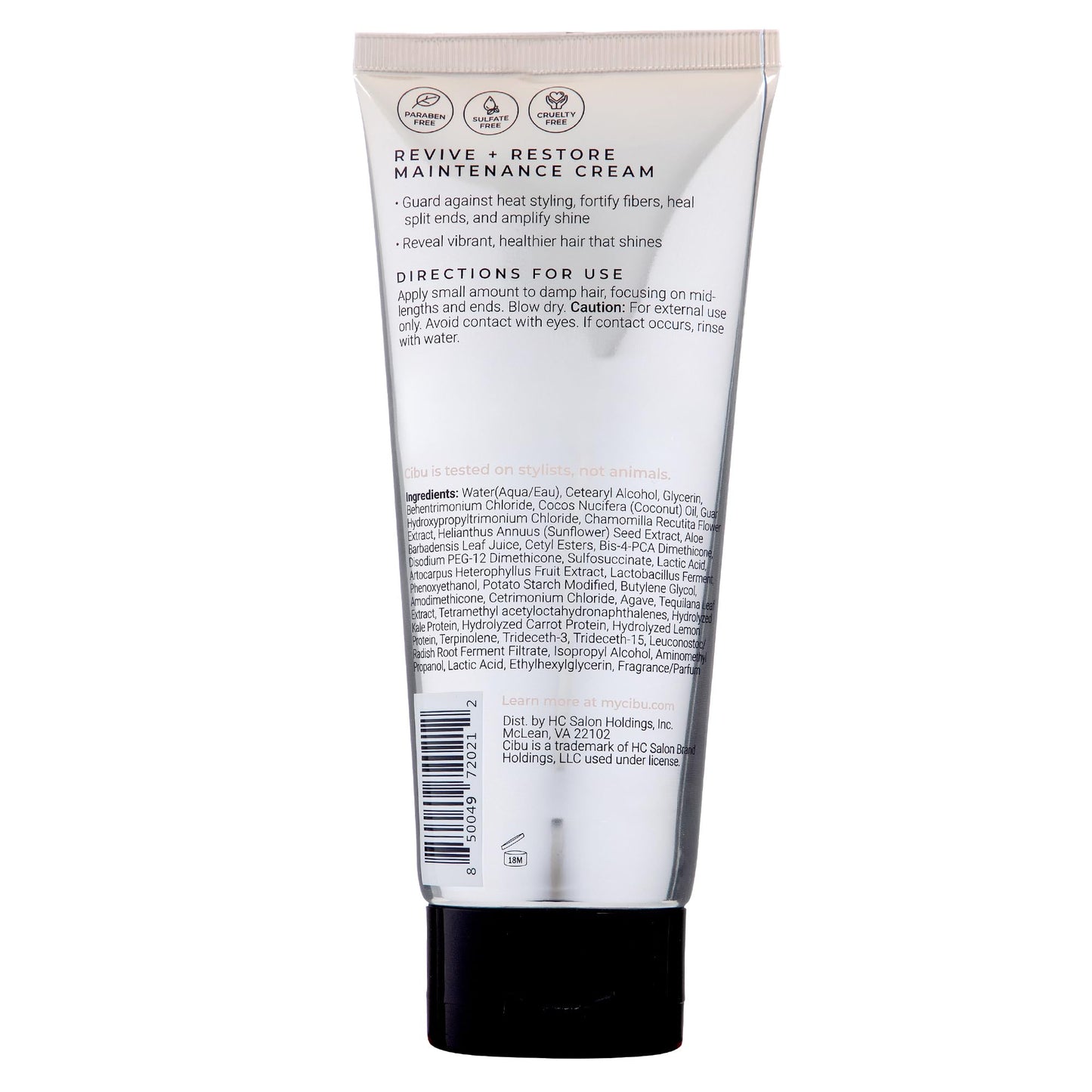 CIBU Revive and Restore Maintenance Cream - Heat Protectant for Hair with Oleic Acid, Linoleic Acid, Vitamin E - Heat Protectant Cream to Fortify Beauty & Personal Care CIBU
