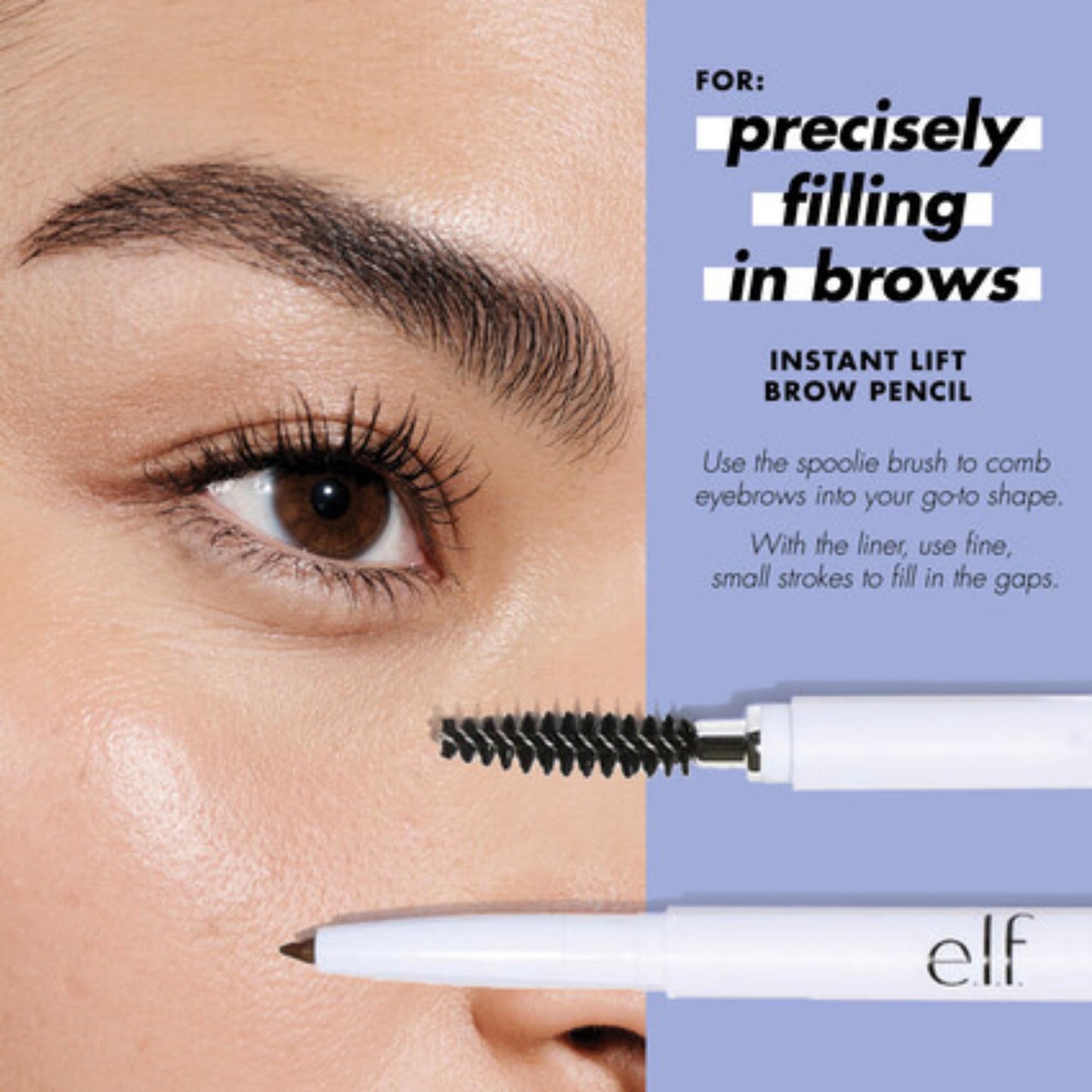 e.l.f. Instant Lift Brow Pencil, Dual-Ended Precision Brow Pencils For Shaping & Defining Eyebrows, Vegan & Cruelty-Free, Neutral Brown, 2-Pack Beauty and Personal Care e.l.f.