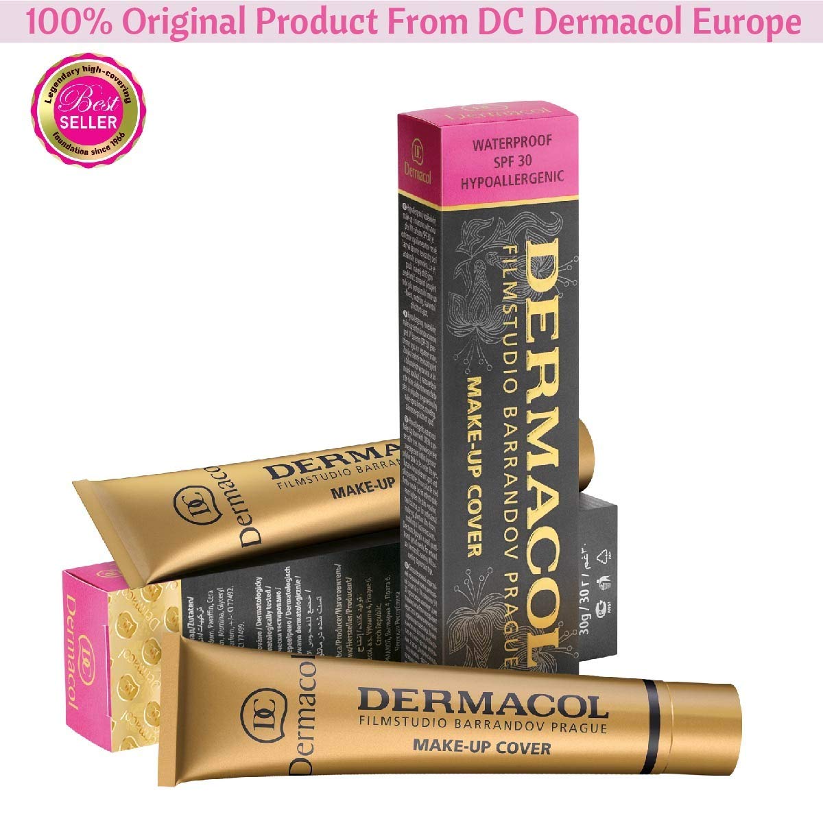 Dermacol Make-Up Cover Foundation 30g (218) Beauty & Personal Care Dermacol