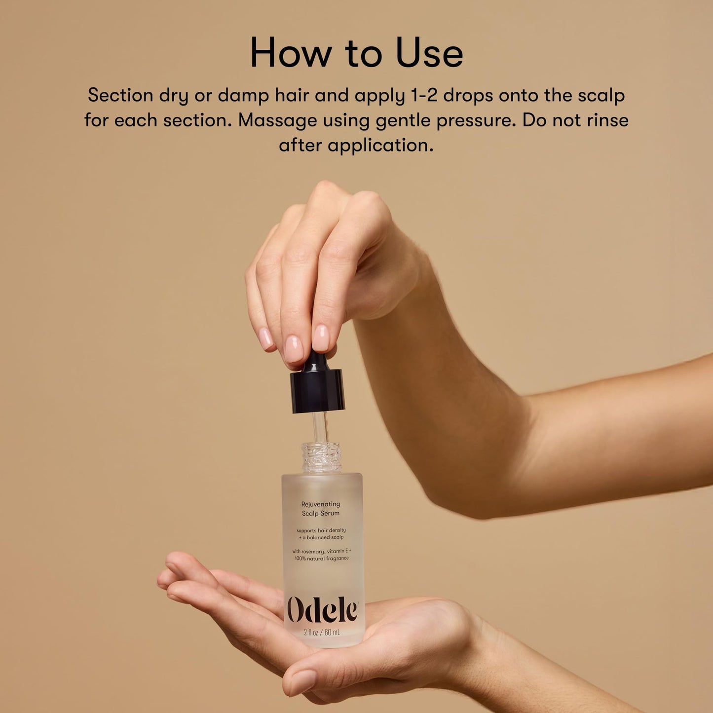 Odele Rejuvenating Scalp Serum with Rosemary and Vitamin E to Support Hair Density and a Balanced Scalp, for all Hair Types, 2 Fl Oz Beauty & Personal Care Odele