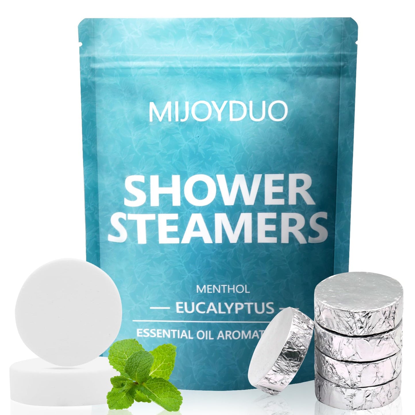 Shower Steamers Aromatherapy, 15 Pack Eucalyptus & Mint Shower Bombs with Natural Essential Oils, Spa Shower Tablets, Relaxation & Self Care Gifts Beauty and Personal Care MIJOYDUO