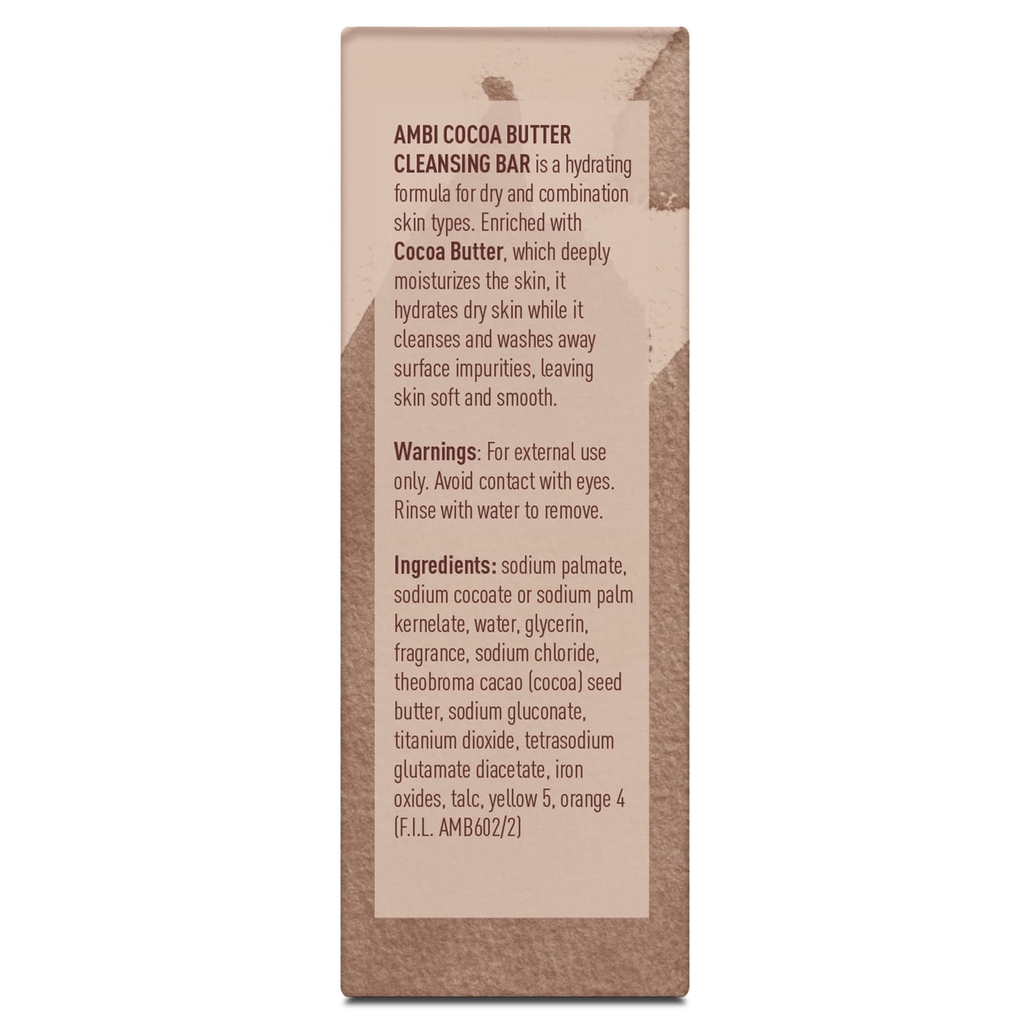 Ambi Cocoa Butter Cleansing Bar 3.5 oz (Pack of 4) Beauty & Personal Care Ambi