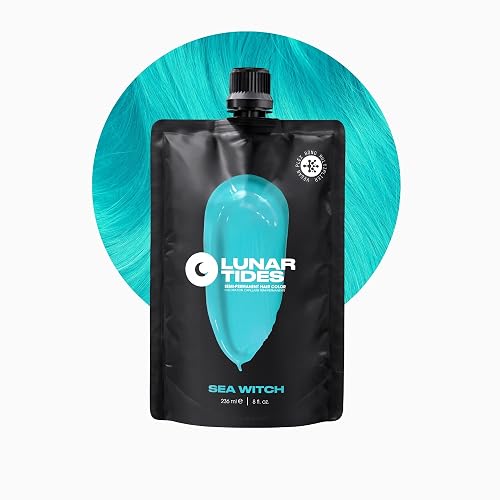 Lunar Tides Semi-Permanent Hair Color (43 colors) (Sea Witch, 8 fl. oz.) Beauty & Personal Care Lunar Tides