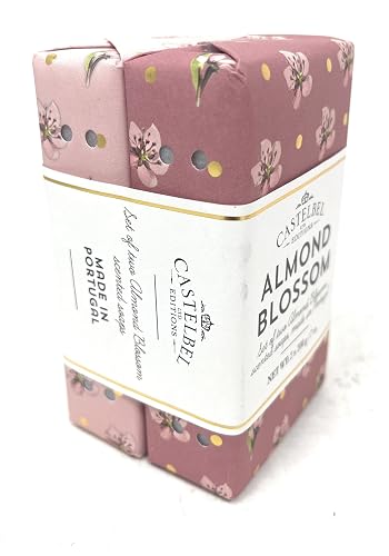 Castelbel Set of Almond Blossom Fragranced Luxury Soap, (2) 7-Ounce Bars Beauty & Personal Care Castelbel