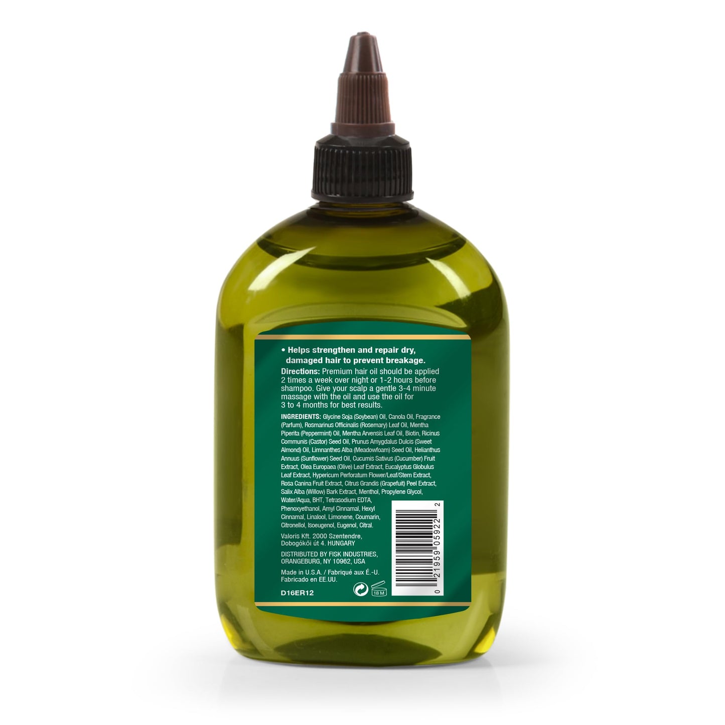 Difeel Rosemary and Mint Elevated Premium Hair Oil - Large 12 oz. Beauty & Personal Care Difeel