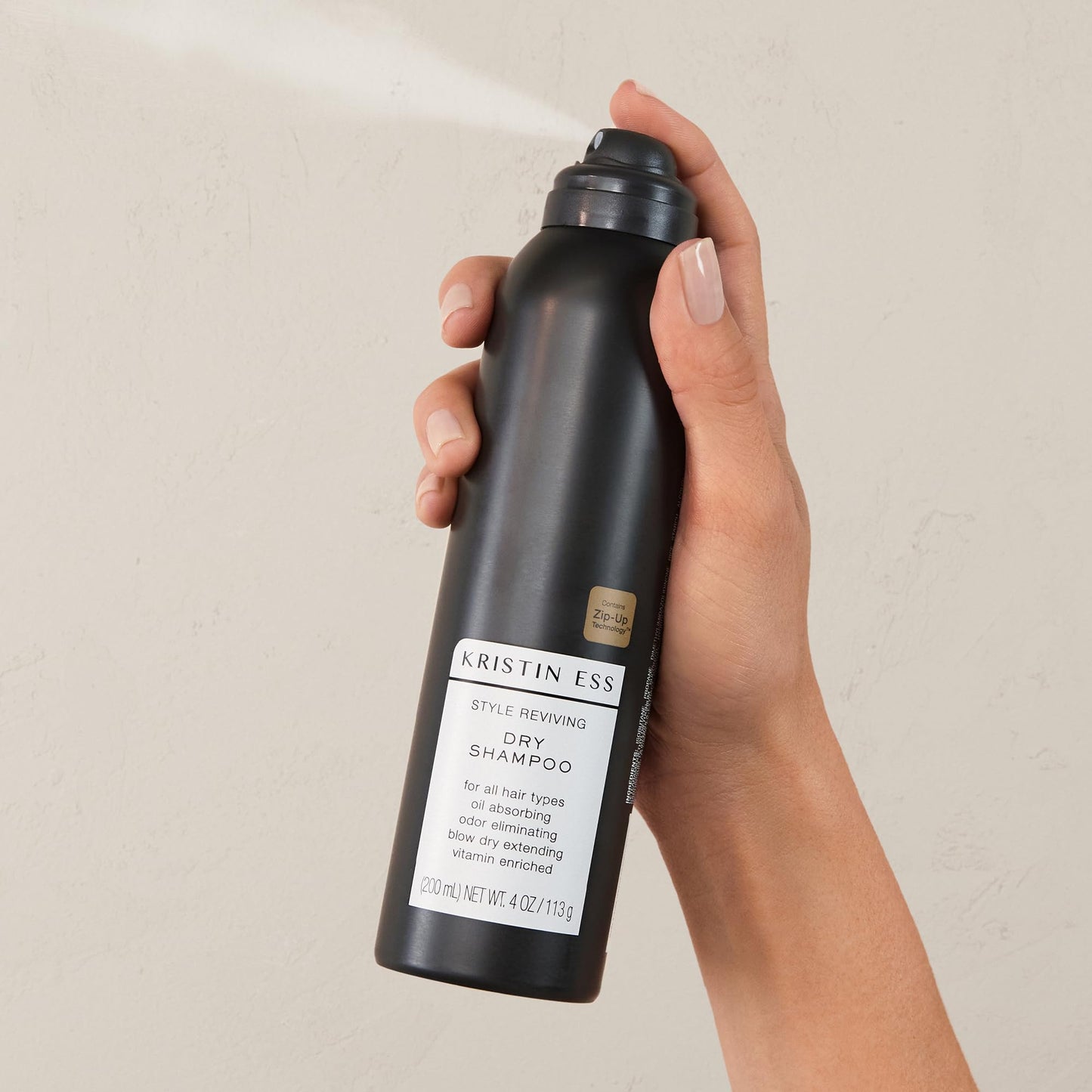 Kristin Ess Volumizing Vitamin C Dry Shampoo Spray for Oily Hair + Frizz - Oil Absorbing Style Extender with Minimal Residue - Powder Spray - Sulfate Beauty and Personal Care Kristin Ess