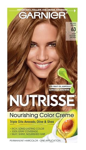 Garnier Nutrisse Nourishing Color Creme [63] Light Golden Brown 1 ea Beauty & Personal Care Garnier