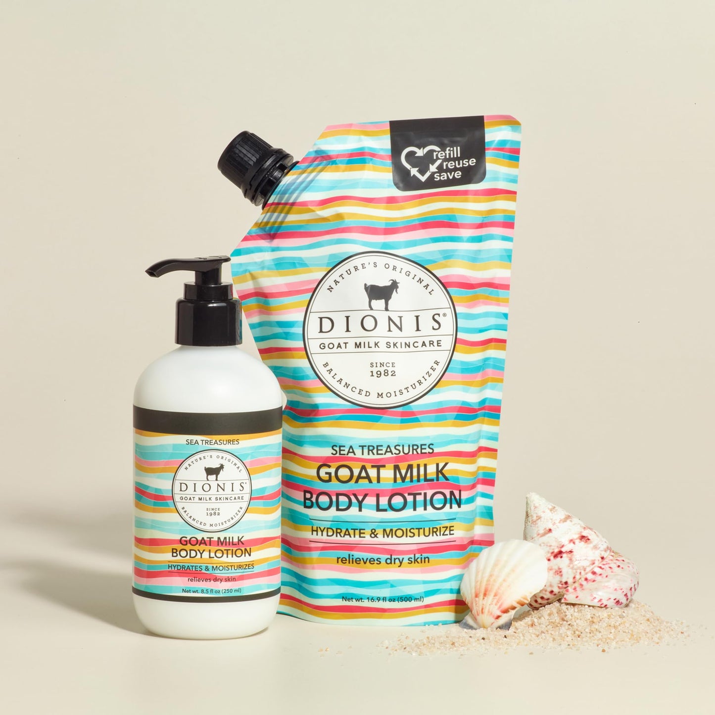Sea Treasures Body Lotion & Refill Gift Set Beauty & Personal Care Dionis