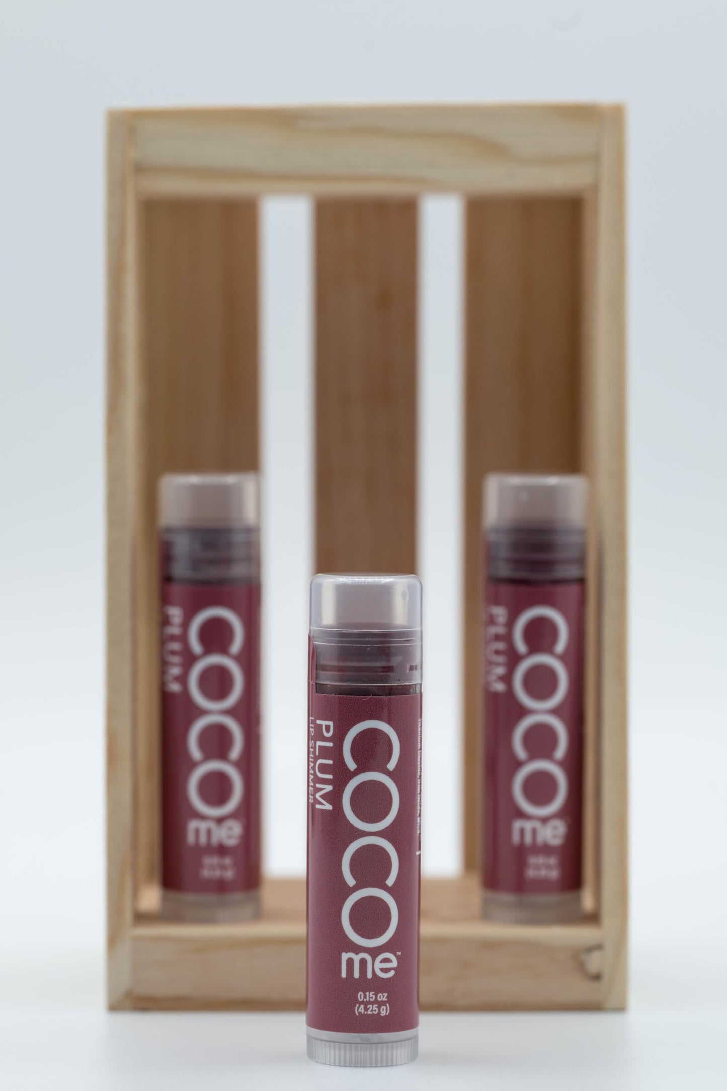CocoMe Color Tinted Lip Balm (Plum) -All Natural Organic Coconut Oil and Beeswax for moisture and nourishment Beauty and Personal Care Coco Me