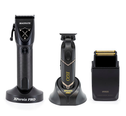 XPERSIS PRO Magnate DLC Fade Blade Hair Clippers for Mens,Barbers Professional Cordless Hair Clippers + Cordless Hair Trimmers Brushless and DLC Blade Beauty and Personal Care XPERSIS