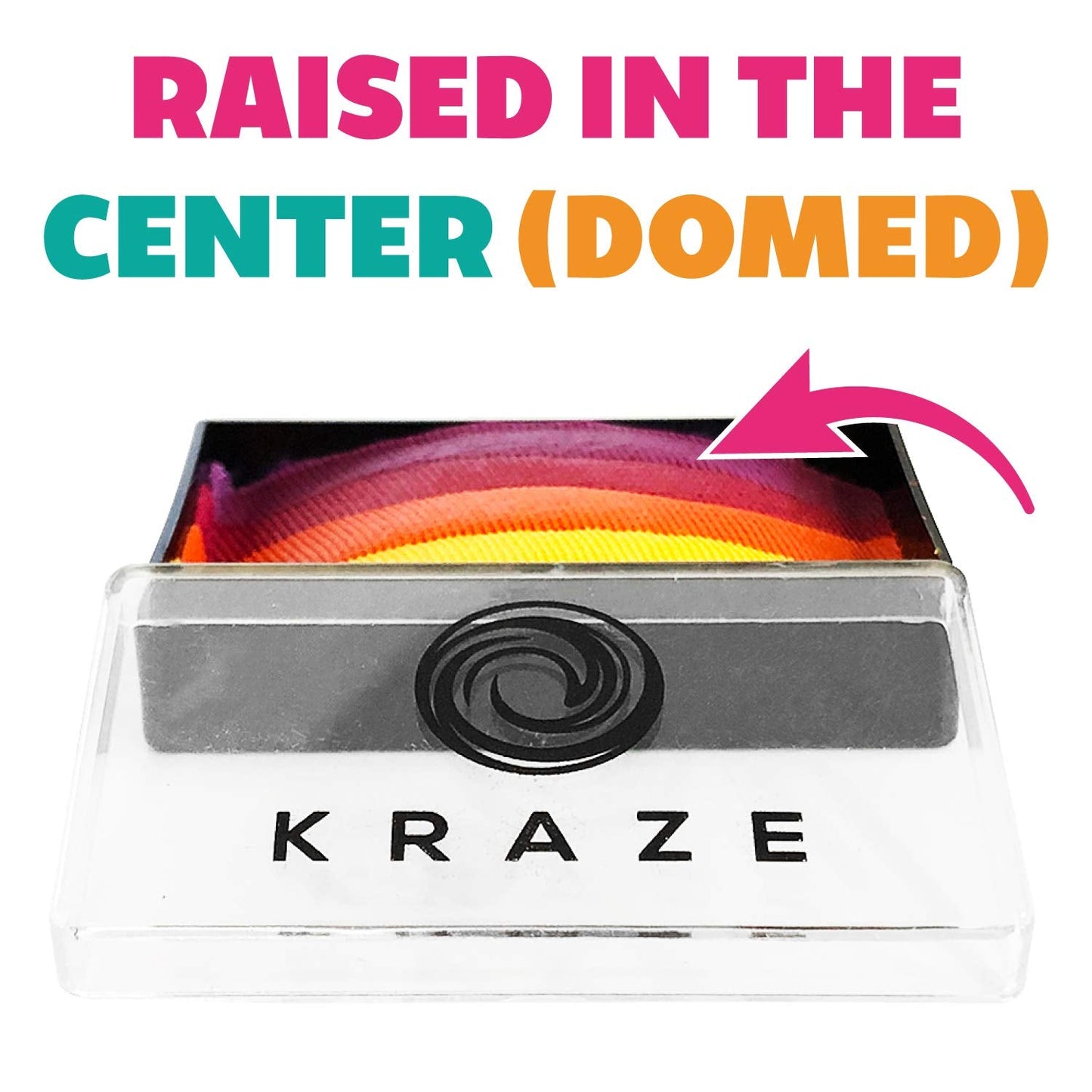 Kraze FX Dome Stroke - Autumn Leaf by Linnea (25 gm), Professional 1-Stroke Split Cake, Hypoallergenic, Non-Toxic, Water Activated Face & Body Beauty & Personal Care Kraze FX