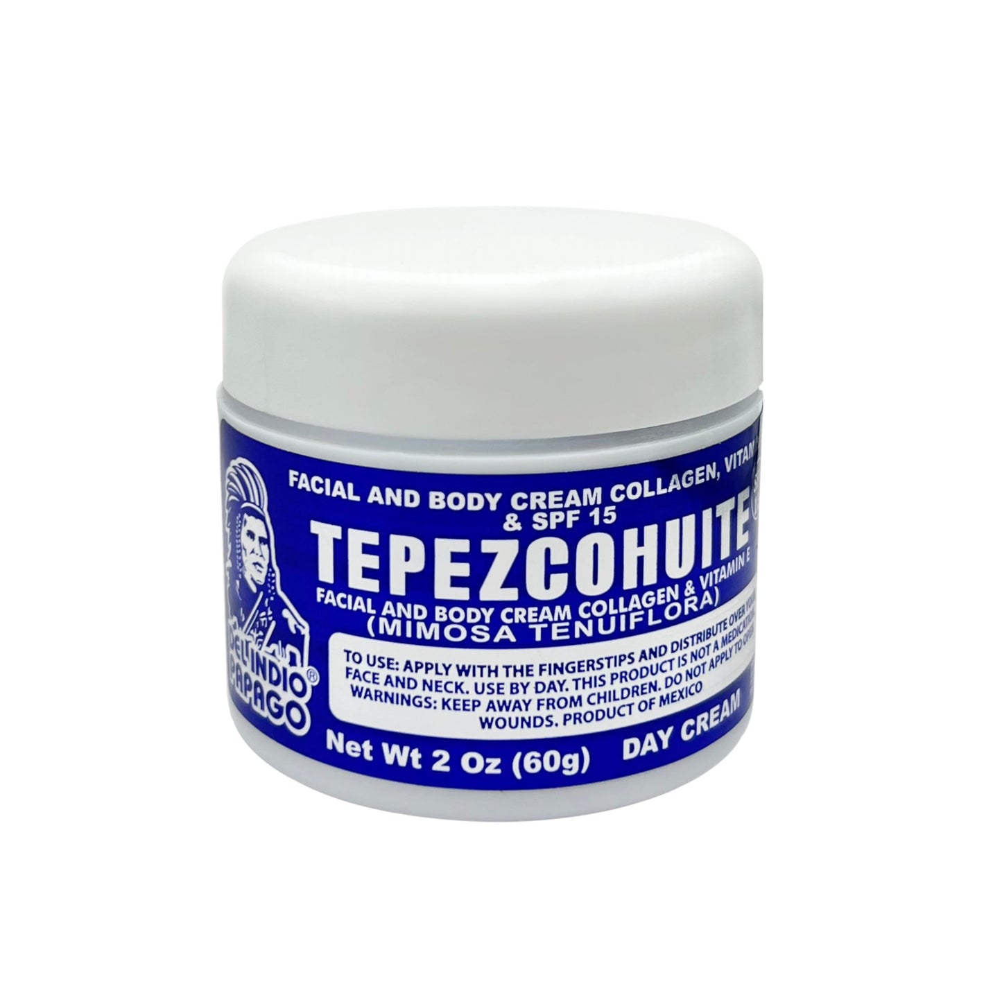 Del Indio Papago Anti Aging Combo Pack with Night Cream 2 oz, Day Cream 2 oz, and Tepezcohuite Natural Bar Soap - Skin Care Solution for All Types Beauty & Personal Care Del Indio Papago