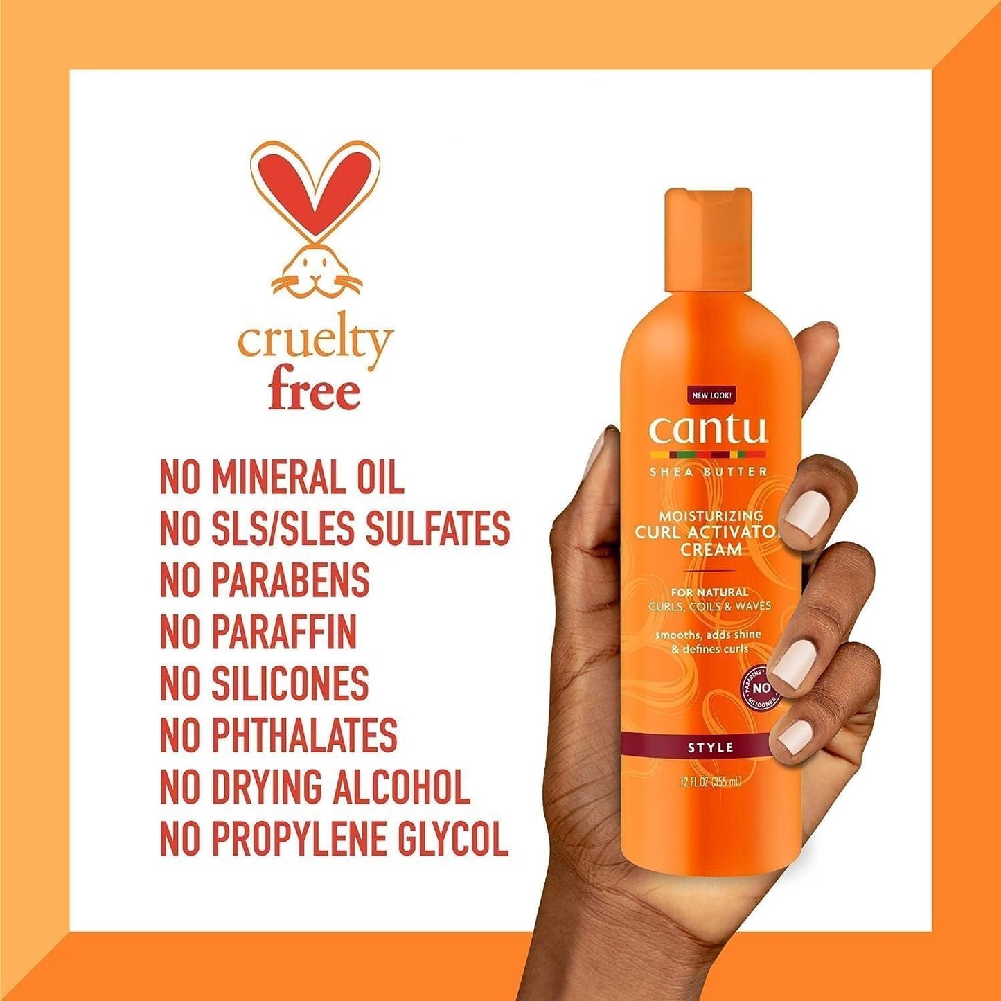 Shea Butter Moisturizing Curl Activator Cream by Cantu for Unisex - 12 oz Cream Beauty & Personal Care Cantu