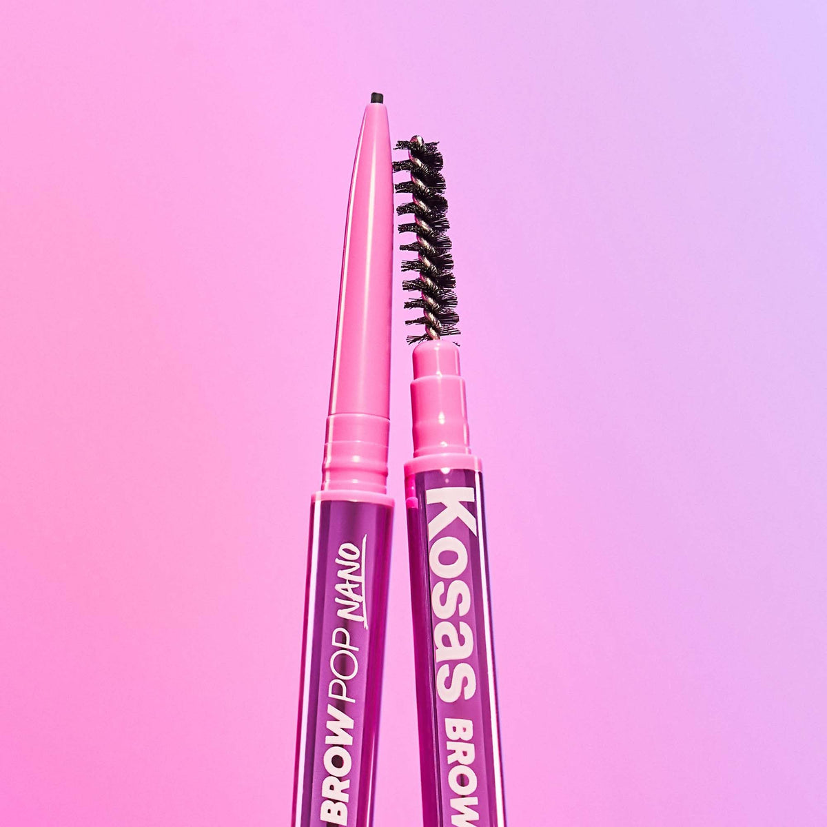 Kosas Brow Pop Nano Ultra-Fine 1mm Eyebrow Pencil with Spoolie, Taupe