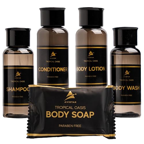 200 Piece Hotel Soap & Bulk Toiletries - Hotel Essentials for Guests - Hotel Shampoo & Conditioner Supplies for Guests, Hotel Toiletries Bulk Set Beauty & Personal Care Avistar