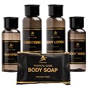 200 Piece Hotel Soap & Bulk Toiletries - Hotel Essentials for Guests - Hotel Shampoo & Conditioner Supplies for Guests, Hotel Toiletries Bulk Set Beauty & Personal Care Avistar