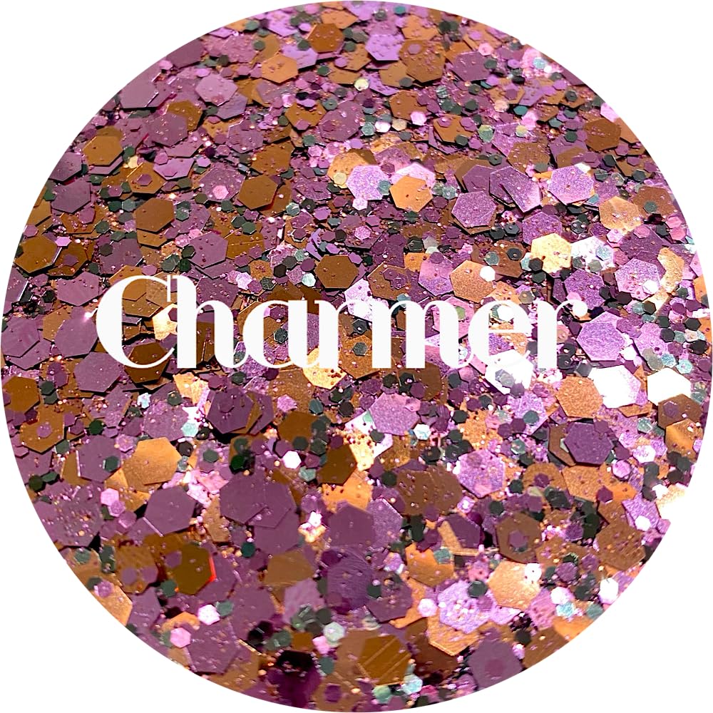 Rose Pink Polyester Glitter | Craft Glitter | Glitter for Arts & Crafts | Tumblers | Cosmetics | Nails | Epoxy Resin Art | Slime | DIY | Body Glitter Beauty & Personal Care Glitter Heart Co.