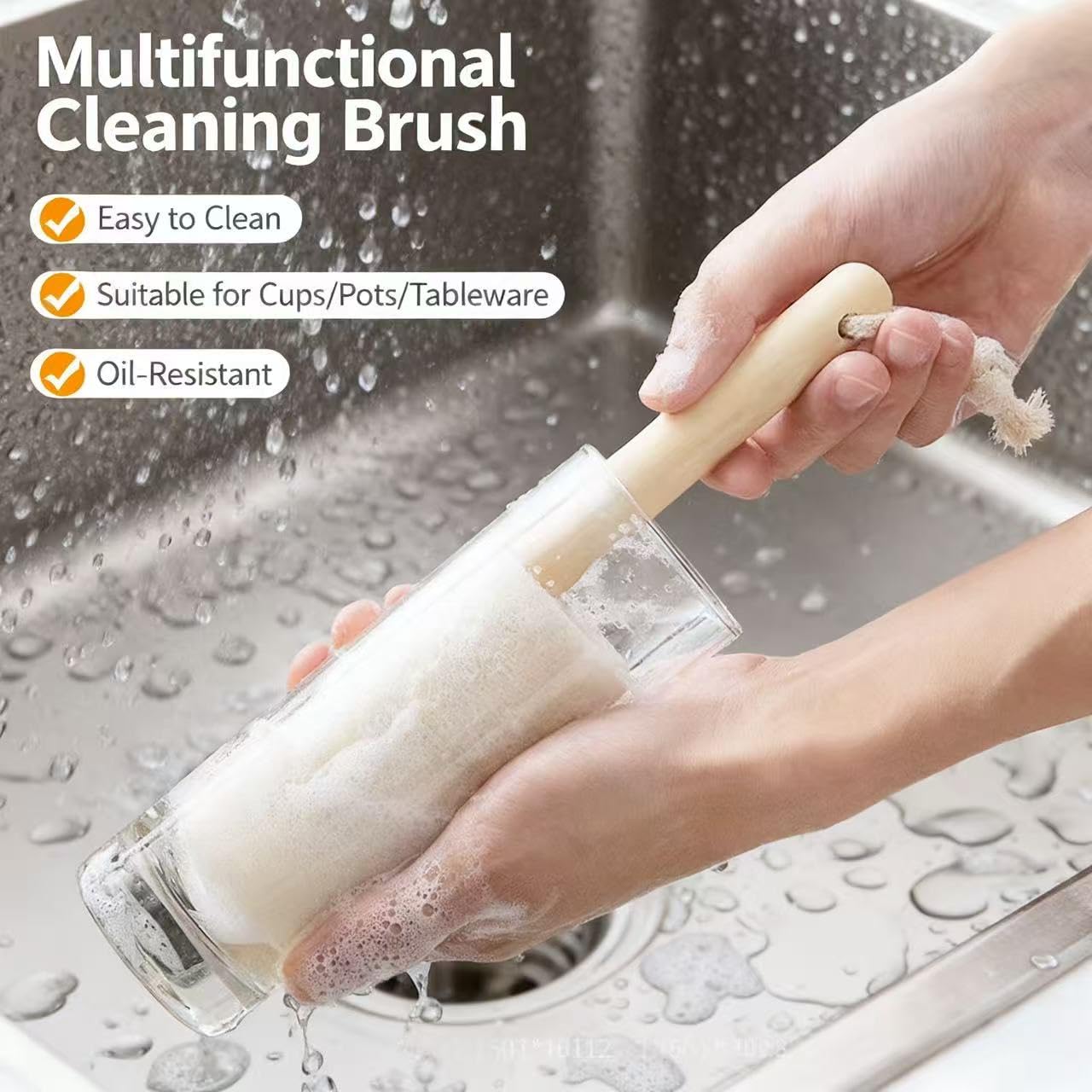 Zyntrytong Natural Loofah Sponge Scrubber with Handle & Hanging Rope AllPurpose Body Exfoliator & Kitchen Dish Scrubber for Bath & Household Cleaning Beauty and Personal Care Zyntrytong