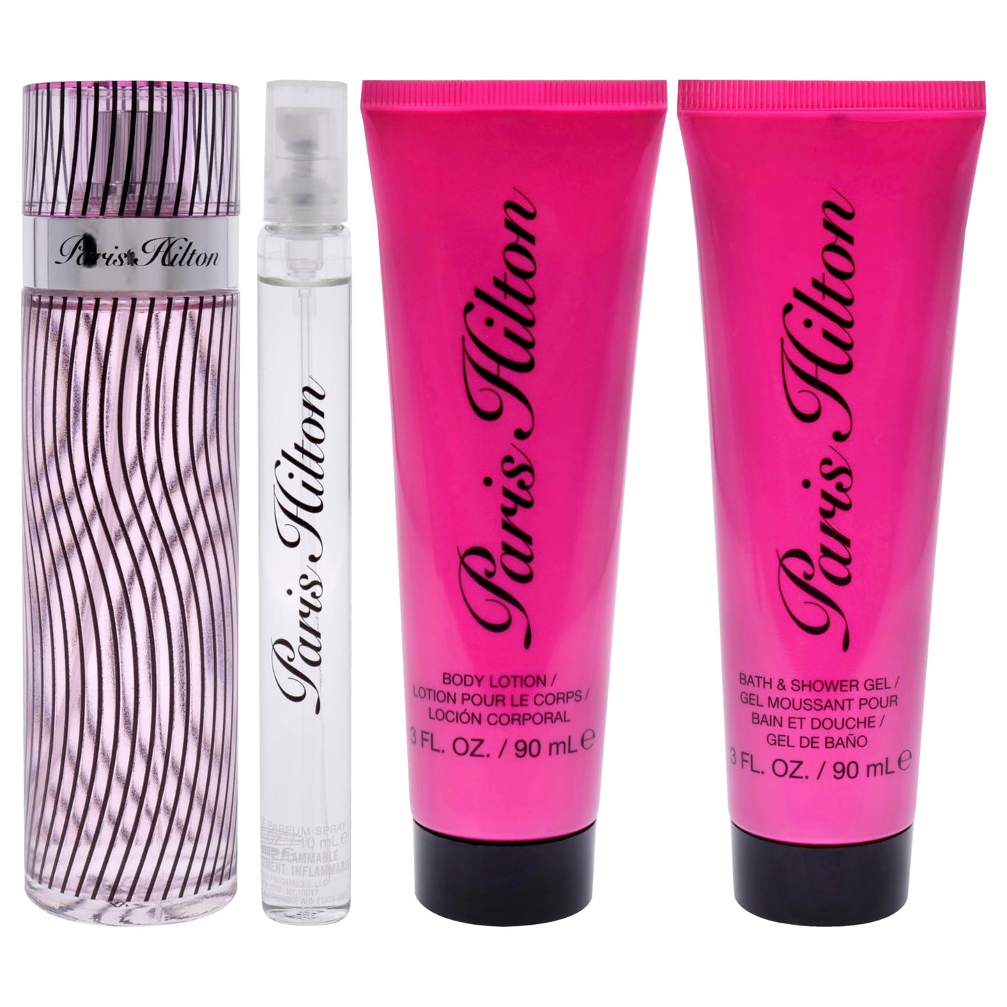 Paris Hilton by Paris Hilton, 4 Piece Gift Set women with Travel Spray Beauty & Personal Care Paris Hilton