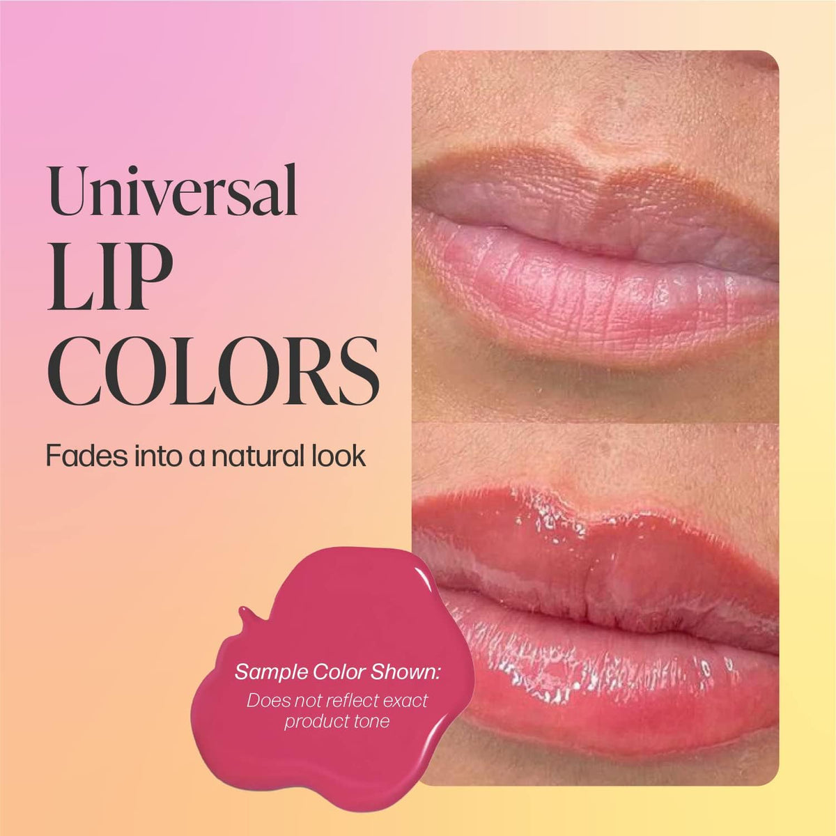 Perma Blend Sweet Lip Set of 6 Pink and Red 0.5 oz Each