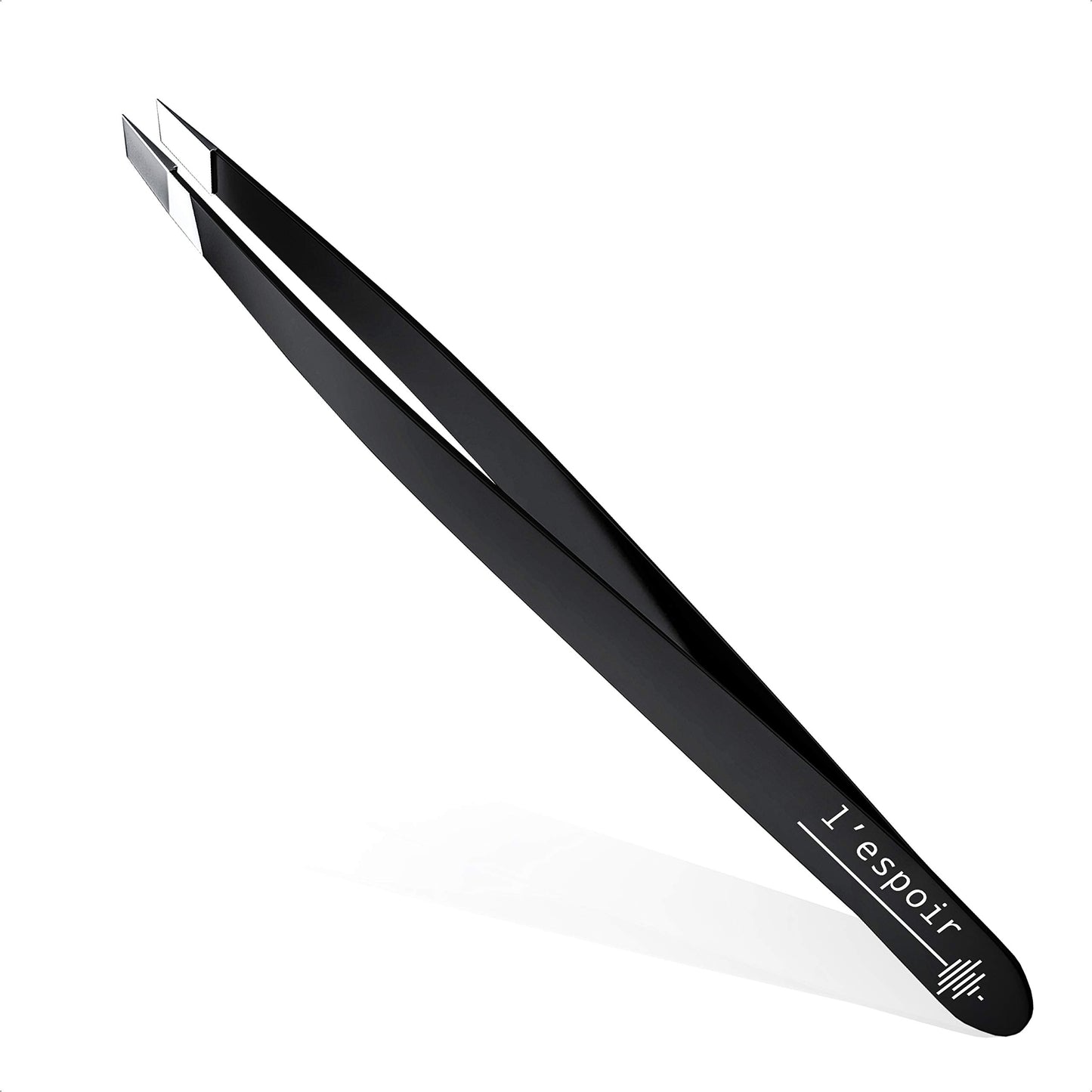 L’espoir High Precision Slant Tweezers with Perfect Alignment (Rust-Free, Stainless Steel) Best for Daily Beauty Routine - Single Piece for Men Beauty & Personal Care L’espoir