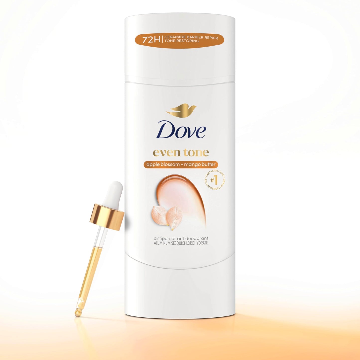 Dove Antiperspirant Deodorant Stick Apple Blossom & Mango Butter For Uneven Skin Tone 48-hour Odor and Sweat Protection 2.6 oz Beauty and Personal Care Dove