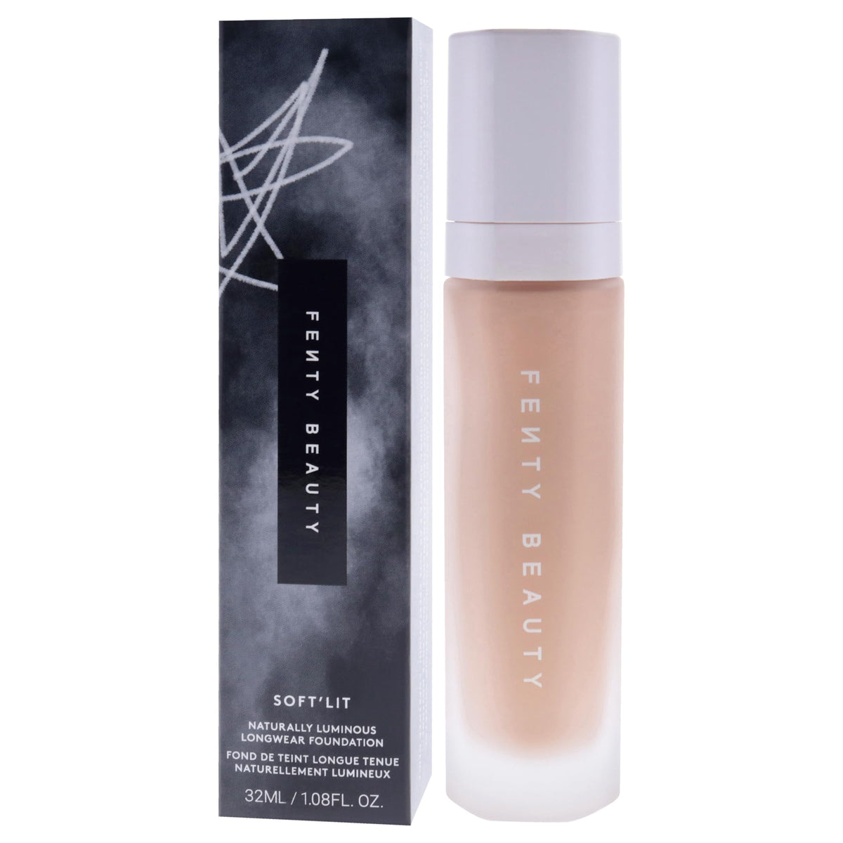Soft Lit Naturally Luminous Longwear Foundation - 260 Medium Neutral by Fenty Beauty for Women - 1.08 oz Foundation