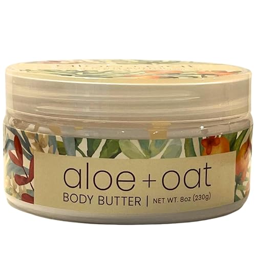 Greenwich Bay Trading Company Aloe Oat Body Butter | Luxurious Moisturizing Cream with Aloe Vera and Oat Extract | 8 oz Beauty & Personal Care Greenwich Bay Trading Company