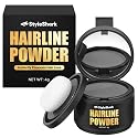 StyleShark Hairline Powder for Women and Men - Stain-Proof Root Touch Up for Thinning Hair, Sweatproof Color (Grey) Beauty & Personal Care StyleShark