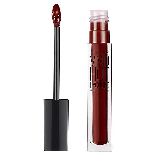 Maybelline New York Color Sensational Vivid Hot Lacquer Lip Gloss, Classic, 0.17 fl. oz. Beauty & Personal Care MAYBELLINE