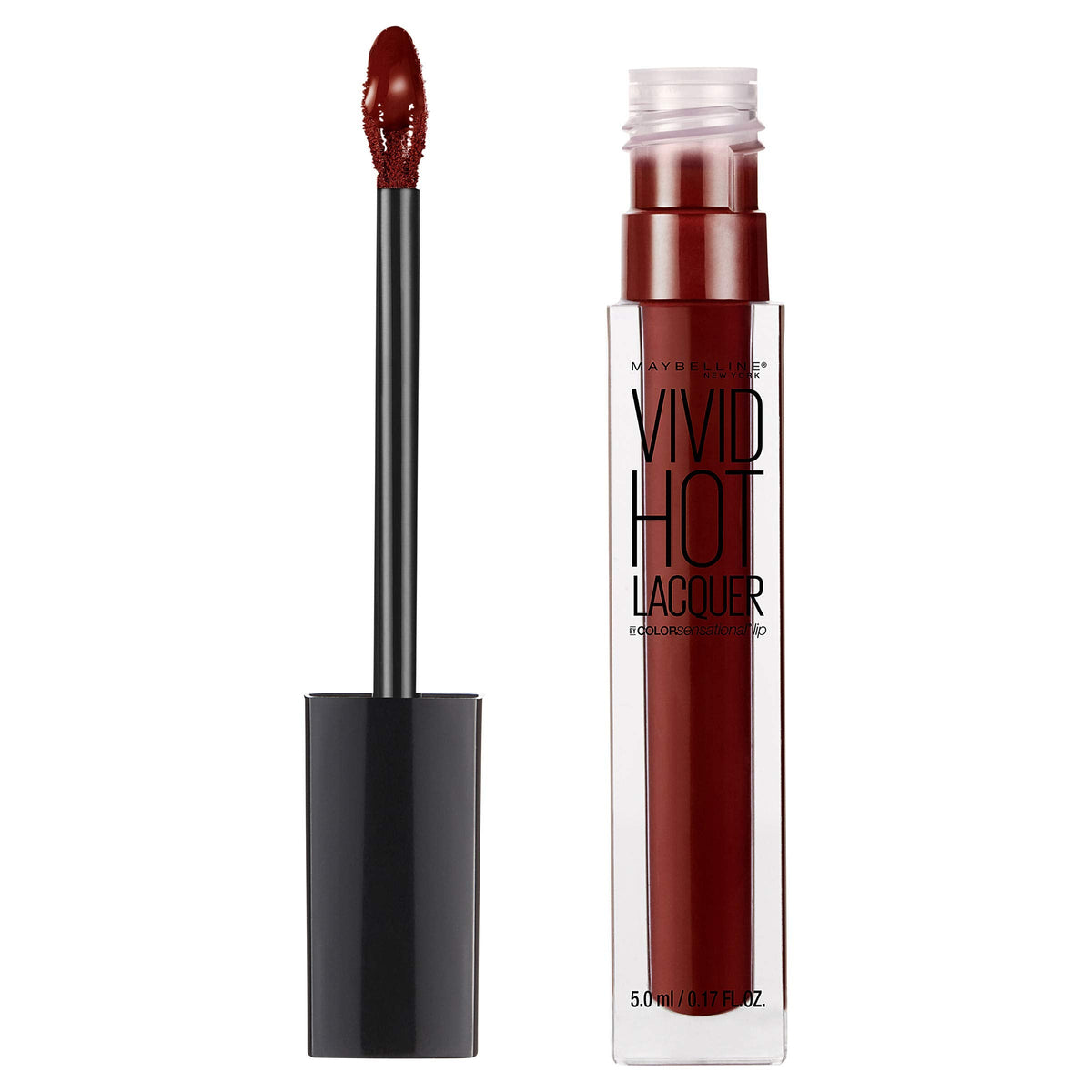 Maybelline New York Color Sensational Vivid Hot Lacquer Lip Gloss, Classic, 0.17 fl. oz. Beauty & Personal Care MAYBELLINE