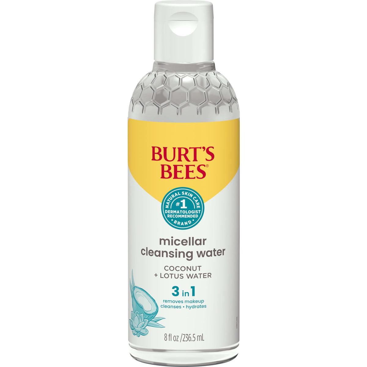 Burt's Bees Micellar Cleansing Water with Coconut & Lotus Extract, 8 Oz (Package May Vary) Beauty & Personal Care Burt's Bees