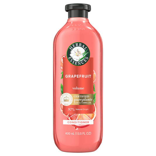 Herbal Essences Grapefruit Volumizing Conditioner, 13.5 Fl Oz, with Certified Camellia Oil and Aloe Vera, For All Hair Types, Especially Fine Hair Beauty & Personal Care Procter & Gamble