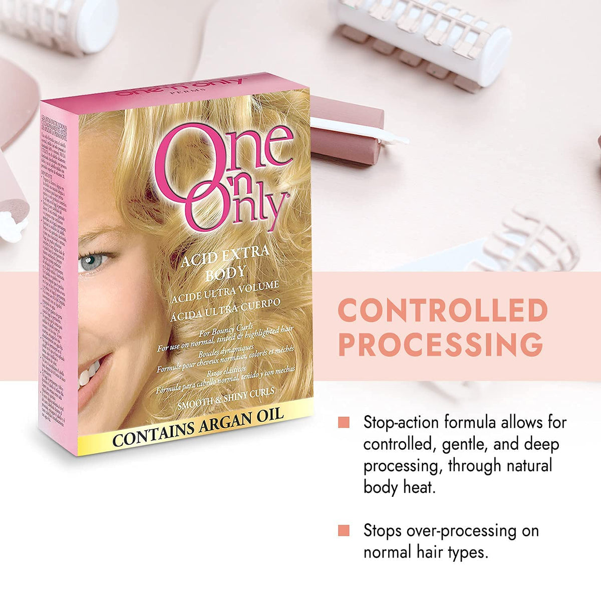 One 'n Only Acid Extra Body Hair Perm & At Home Kit, 1 Count