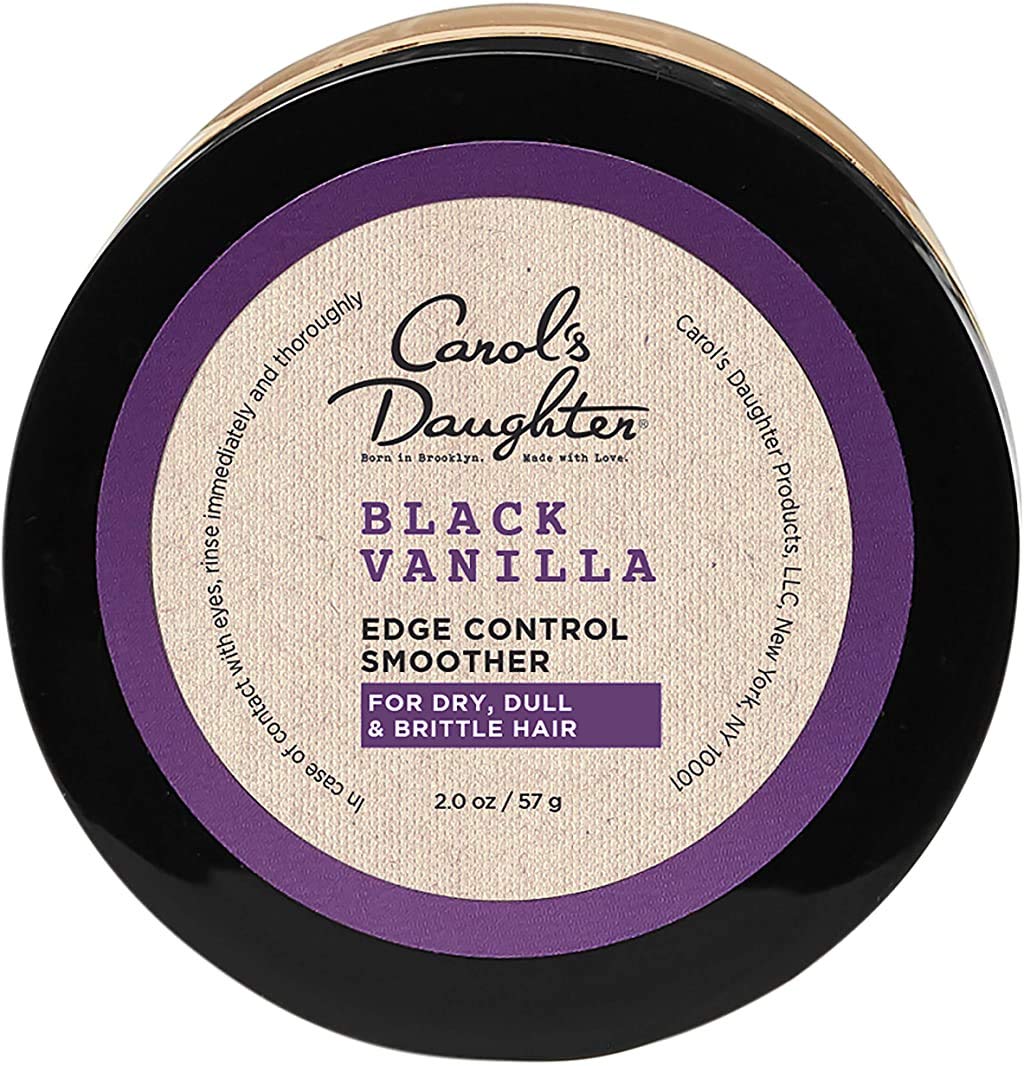 Carol's Daughter Black Vanilla Edge Control for Curly, Wavy or Natural Hair, Clear Edge Smoother for Dry, Dull or Brittle Hair, 2 Oz Beauty & Personal Care Carol's Daughter