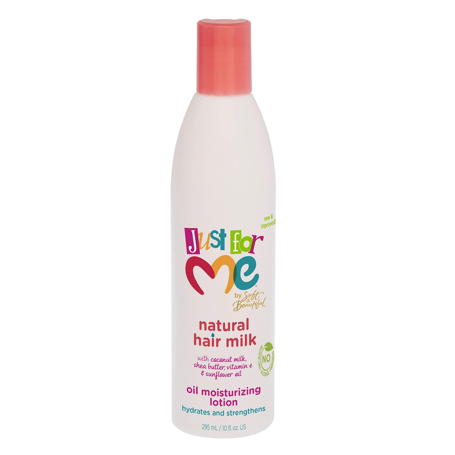 Just for Me Natural Hair Milk Lotion - Hydrates & Strengthens, Contains Coconut Milk, Shea Butter, Vitamin E, & Sunflower Oil, Lightweight Moisture Beauty & Personal Care Just For Me