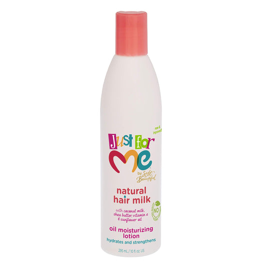 Just for Me Natural Hair Milk Lotion - Hydrates & Strengthens, Contains Coconut Milk, Shea Butter, Vitamin E, & Sunflower Oil, Lightweight Moisture Beauty & Personal Care Just For Me
