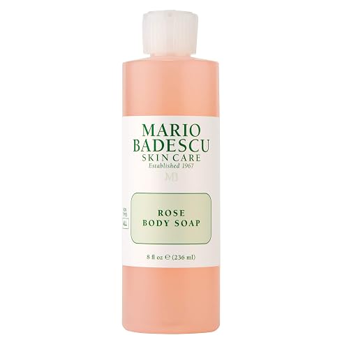 Mario Badescu Rose Body Soap | For a Pampered, Refreshed, and Hydrated Skin | Scented with the Sweetest Hint of Floral | Shower Gel for Daily Use | 8 Beauty & Personal Care Mario Badescu