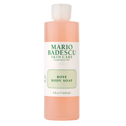 Mario Badescu Rose Body Soap | For a Pampered, Refreshed, and Hydrated Skin | Scented with the Sweetest Hint of Floral | Shower Gel for Daily Use | 8 Beauty & Personal Care Mario Badescu