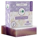 360Feel Lavender Soap - Made in The USA - Castile Handmade, All Natural, Cold Processed Infused with Refreshing Lavender Essential Oil for Relaxation Beauty & Personal Care 360Feel