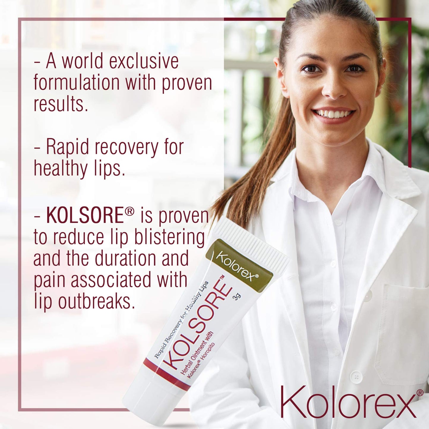Kolorex® KOLSORE Lip Care Ointment Beauty & Personal Care Kolorex