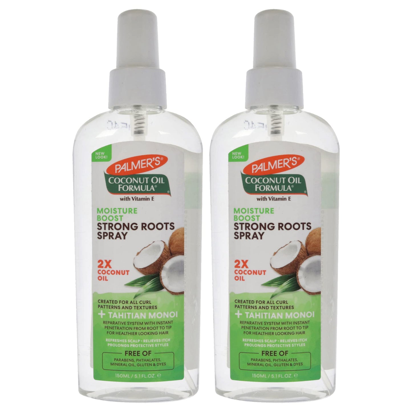 Palmers Coconut Oil Formula Moisture Boost Strong Roots Spray Hair Spray Unisex 5.1 oz Pack of 2 Beauty & Personal Care Palmers