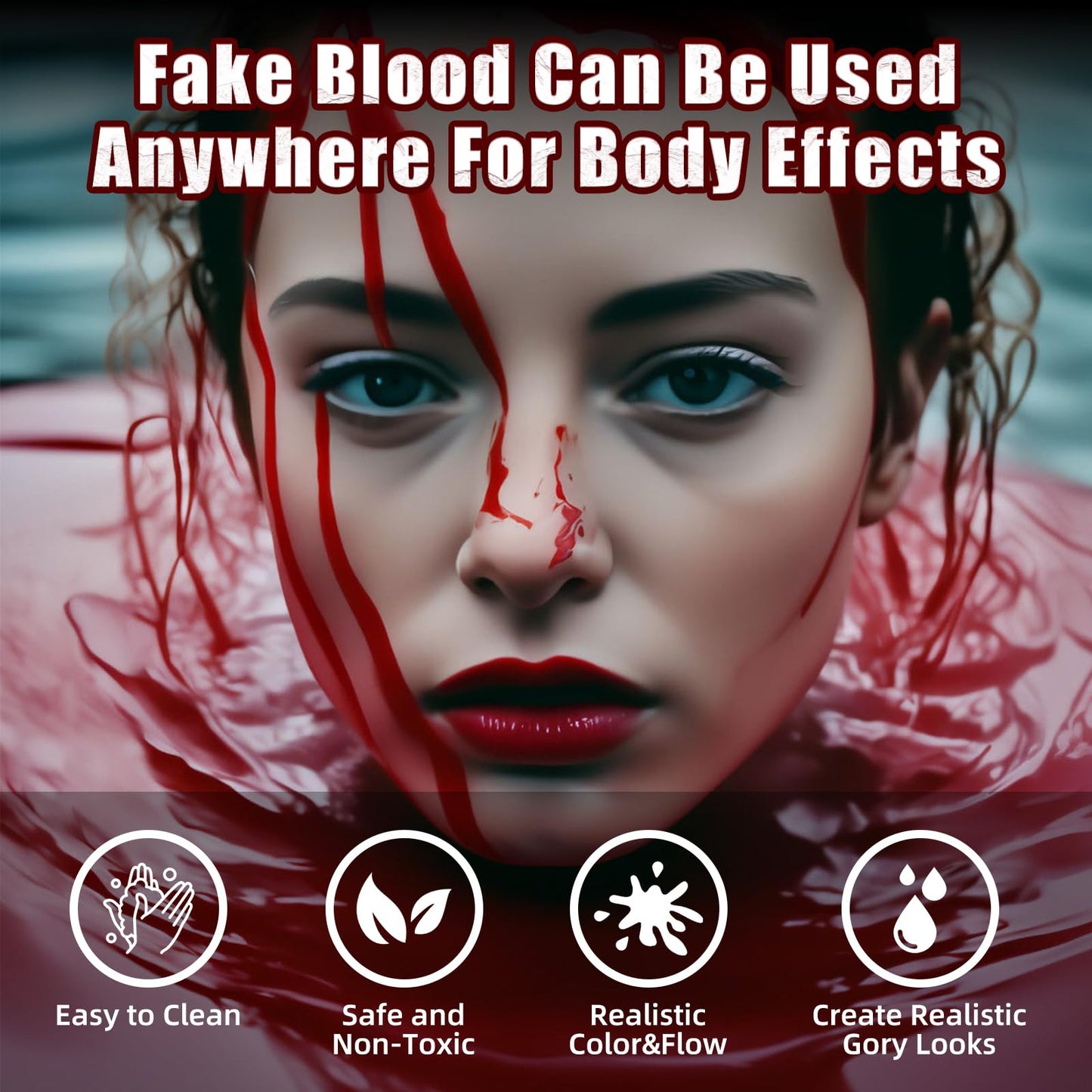 2PC Fake Blood Spray Beauty & Personal Care Js2U ZW