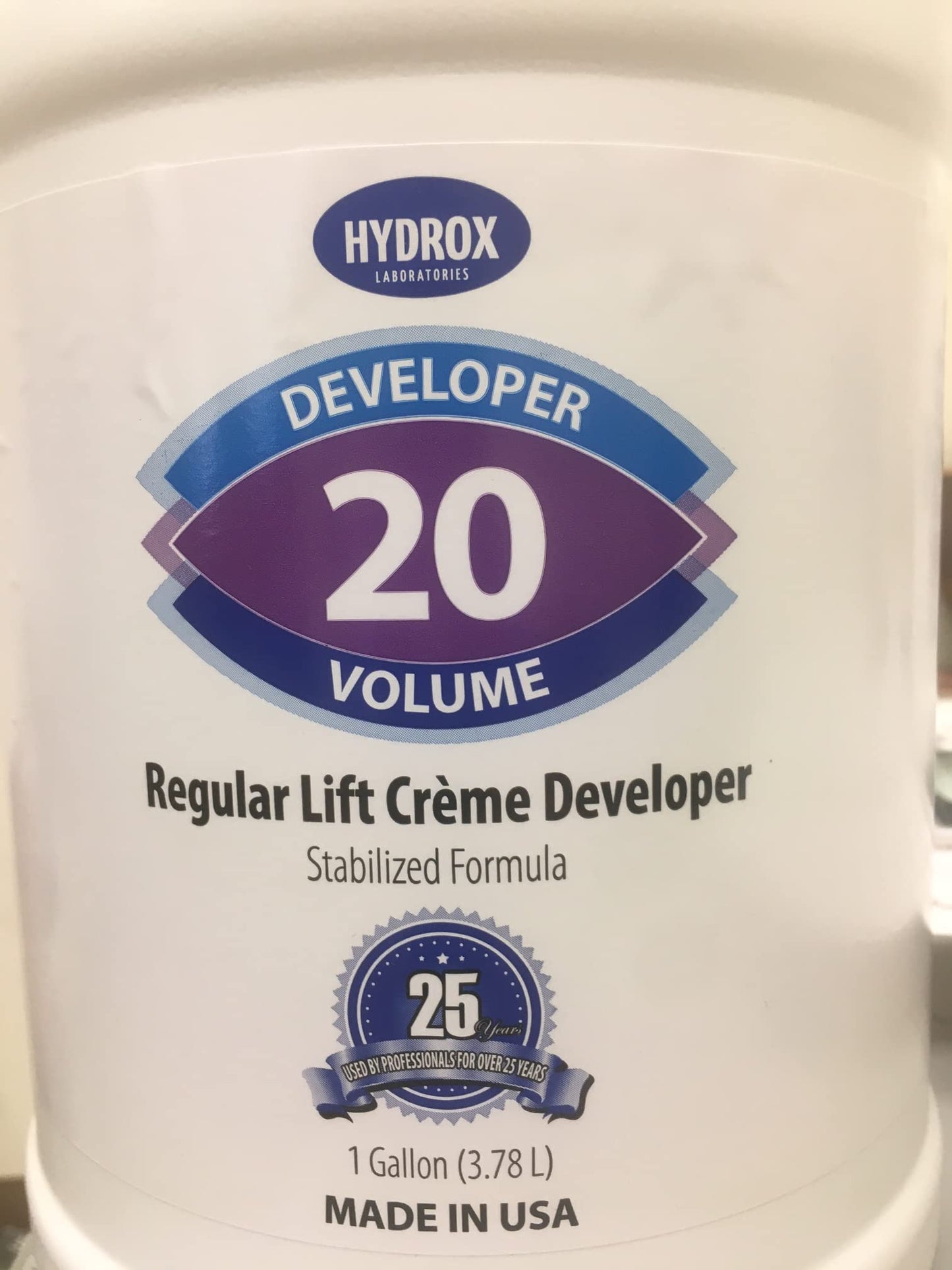 Hydrox Volume 20 Developer Regular Lift - 1 Gallon Beauty & Personal Care Hydrox Laboratories
